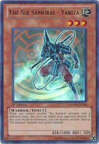 The Six Samurai - Yariza - Ra Yellow Mega Pack (RYMP) #RYMP-EN090 - Ultra Rare YuGiOh Trading Card
