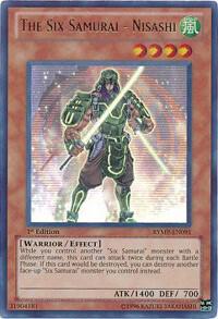 The Six Samurai - Nisashi trading card from Ra Yellow Mega Pack The Six Samurai - Nisashi - Ra Yellow Mega Pack YuGiOh trading card