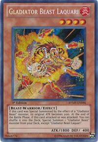Gladiator Beast Laquari - Ra Yellow Mega Pack (RYMP) #RYMP-EN096 - Secret Rare YuGiOh Trading Card