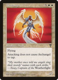 Archangel - Visions (VIS) #1 - Rare Magic: The Gathering Trading Card