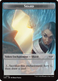 Shard Token - Duskmourn: House of Horror (DSK) #2 - Token Magic: The Gathering Trading Card
