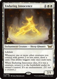 Enduring Innocence - Prerelease Cards (PRE) #6s - Rare Magic: The Gathering Trading Card