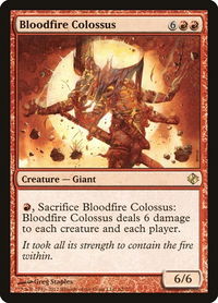 Bloodfire Colossus - Duel Decks: Venser vs. Koth (DDI) #62 - Rare Magic: The Gathering Trading Card