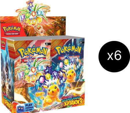 Surging Sparks Booster Box Case trading card from SV08: Surging Sparks Surging Sparks Booster Box Case - SV08: Surging Sparks Pokémon trading card