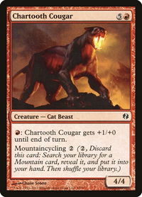 Chartooth Cougar - Duel Decks: Venser vs. Koth (DDI) #59 - Common Magic: The Gathering Trading Card