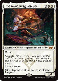 The Wandering Rescuer - Promo Pack: Duskmourn: House of Horror (PPDSK) #41p - Mythic Rare Magic: The Gathering Trading Card