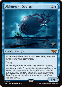 Abhorrent Oculus - Promo Pack: Duskmourn: House of Horror (PPDSK) #42p - Mythic Rare Magic: The Gathering Trading Card