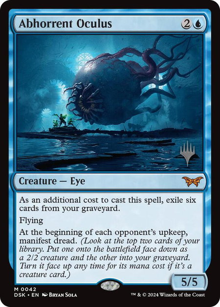 Abhorrent Oculus - Promo Pack: Duskmourn: House of Horror Magic: The Gathering trading card