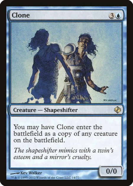 Clone - Duel Decks: Venser vs. Koth Magic: The Gathering trading card
