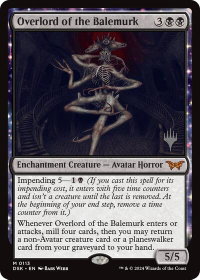 Overlord of the Balemurk - Promo Pack: Duskmourn: House of Horror (PPDSK) #113p - Mythic Rare Magic: The Gathering Trading Card