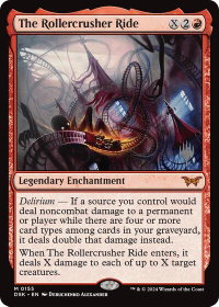The Rollercrusher Ride (0155) - Promo Pack: Duskmourn: House of Horror (PPDSK) #155p - Mythic Rare Magic: The Gathering Trading Card