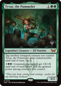 Tyvar, the Pummeler - Promo Pack: Duskmourn: House of Horror (PPDSK) #202p - Mythic Rare Magic: The Gathering Trading Card