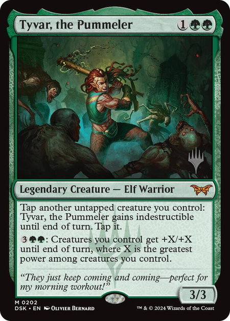 Tyvar, the Pummeler - Promo Pack: Duskmourn: House of Horror Magic: The Gathering trading card