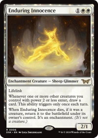 Enduring Innocence - Promo Pack: Duskmourn: House of Horror (PPDSK) #6p - Rare Magic: The Gathering Trading Card