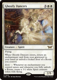 Ghostly Dancers - Promo Pack: Duskmourn: House of Horror (PPDSK) #13p - Rare Magic: The Gathering Trading Card