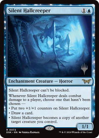 Silent Hallcreeper - Promo Pack: Duskmourn: House of Horror (PPDSK) #72p - Rare Magic: The Gathering Trading Card