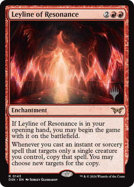 Leyline of Resonance - Promo Pack: Duskmourn: House of Horror Magic: The Gathering trading card