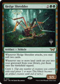 Hedge Shredder - Promo Pack: Duskmourn: House of Horror (PPDSK) #183p - Rare Magic: The Gathering Trading Card