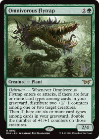 Omnivorous Flytrap - Promo Pack: Duskmourn: House of Horror (PPDSK) #192p - Rare Magic: The Gathering Trading Card