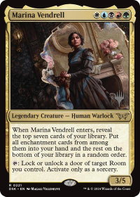 Marina Vendrell - Promo Pack: Duskmourn: House of Horror (PPDSK) #221p - Rare Magic: The Gathering Trading Card