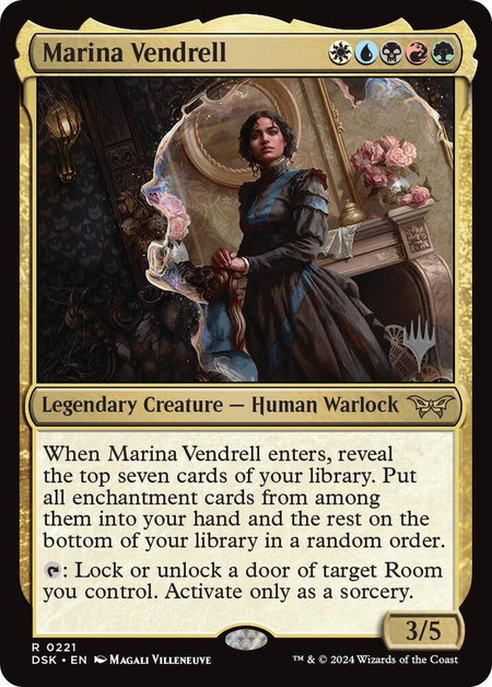 Marina Vendrell - Promo Pack: Duskmourn: House of Horror Magic: The Gathering trading card
