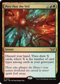 Peer Past the Veil - Promo Pack: Duskmourn: House of Horror (PPDSK) #226p - Rare Magic: The Gathering Trading Card