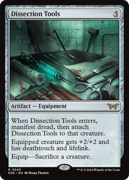 Dissection Tools - Promo Pack: Duskmourn: House of Horror Magic: The Gathering trading card
