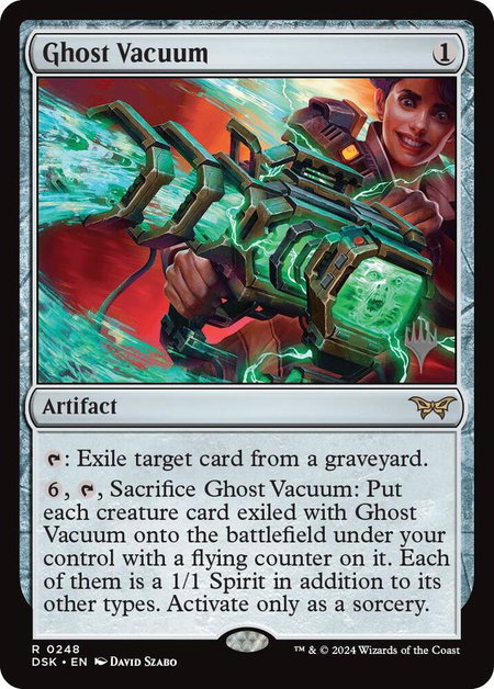 Ghost Vacuum - Promo Pack: Duskmourn: House of Horror Magic: The Gathering trading card