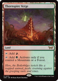 Thornspire Verge - Promo Pack: Duskmourn: House of Horror (PPDSK) #270p - Rare Magic: The Gathering Trading Card