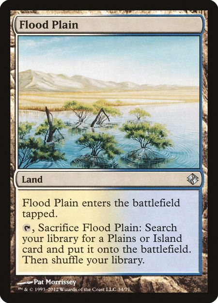 Flood Plain - Duel Decks: Venser vs. Koth Magic: The Gathering trading card