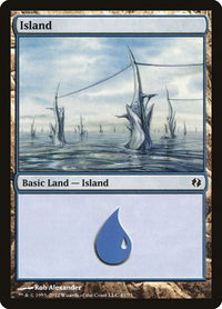 Island (41) - Duel Decks: Venser vs. Koth (DDI) #41 - Land Magic: The Gathering Trading Card