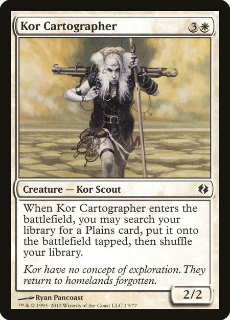 Kor Cartographer - Duel Decks: Venser vs. Koth Magic: The Gathering trading card