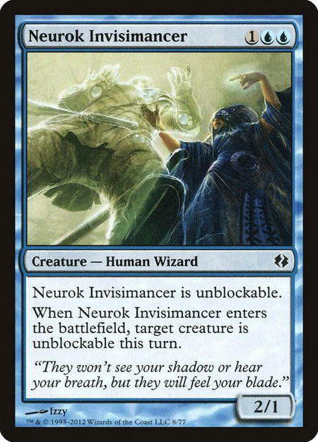 Neurok Invisimancer - Duel Decks: Venser vs. Koth Magic: The Gathering trading card