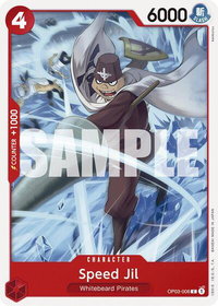 Speed Jil - Starter Deck 15: RED Edward.Newgate (ST-15) #OP03-006 - Common One Piece Trading Card