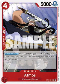 Atmos - Starter Deck 15: RED Edward.Newgate (ST-15) #ST15-001 - Common One Piece Trading Card