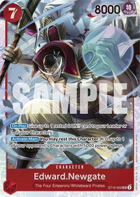Edward.Newgate (ST15-002) - Starter Deck 15: RED Edward.Newgate (ST-15) #ST15-002 - Super Rare One Piece Trading Card