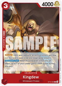 Kingdew - Starter Deck 15: RED Edward.Newgate (ST-15) #ST15-003 - Common One Piece Trading Card