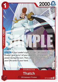 Thatch - Starter Deck 15: RED Edward.Newgate (ST-15) #ST15-004 - Common One Piece Trading Card