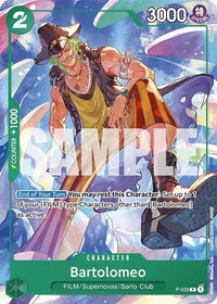 Bartolomeo - Starter Deck 16: GREEN Uta (ST-16) #P-029 - Promo One Piece Trading Card