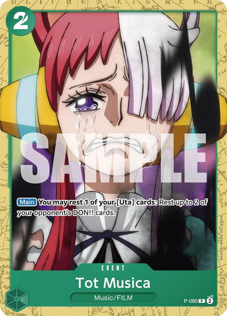 Tot Musica - Starter Deck 16: GREEN Uta One Piece trading card
