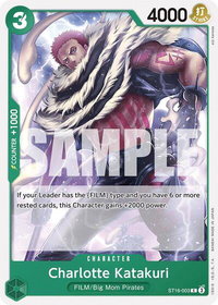 Charlotte Katakuri - Starter Deck 16: GREEN Uta (ST-16) #ST16-003 - Common One Piece Trading Card