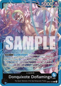 Donquixote Doflamingo (OP01-060) - Starter Deck 17: BLUE Donquixote Doflamingo (ST-17) #OP01-060 - Leader One Piece Trading Card