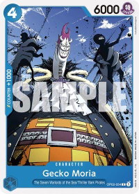 Gecko Moria (OP02-054) - Starter Deck 17: BLUE Donquixote Doflamingo (ST-17) #OP02-054 - Common One Piece Trading Card