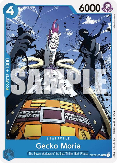 Gecko Moria (OP02-054) - Starter Deck 17: BLUE Donquixote Doflamingo One Piece trading card
