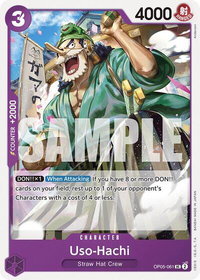 Uso-Hachi (OP05-061) - Starter Deck 18: PURPLE Monkey.D.Luffy (ST-18) #OP05-061 - Uncommon One Piece Trading Card