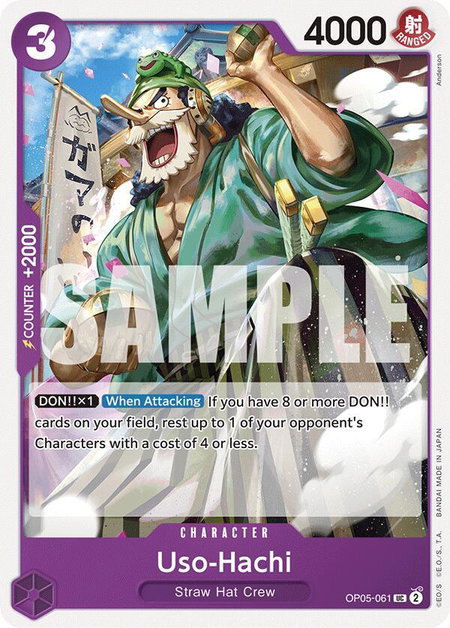 Uso-Hachi (OP05-061) - Starter Deck 18: PURPLE Monkey.D.Luffy One Piece trading card