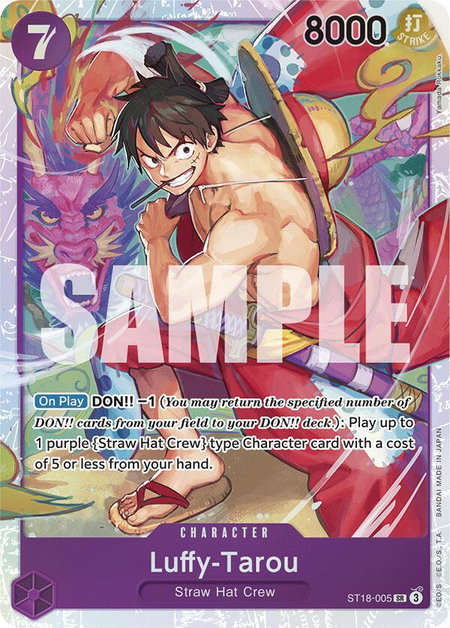 Luffy-Tarou - Starter Deck 18: PURPLE Monkey.D.Luffy One Piece trading card