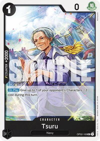 Tsuru - Starter Deck 19: BLACK Smoker (ST-19) #OP02-106 - Uncommon One Piece Trading Card