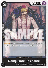 Donquixote Rosinante - Starter Deck 19: BLACK Smoker (ST-19) #OP02-108 - Common One Piece Trading Card