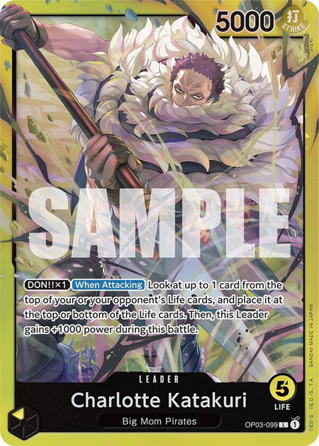 Charlotte Katakuri (OP03-099) - Starter Deck 20: YELLOW Charlotte Katakuri One Piece trading card